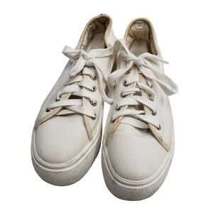 Steve Madden Women's Platform Sneaker White Size 7